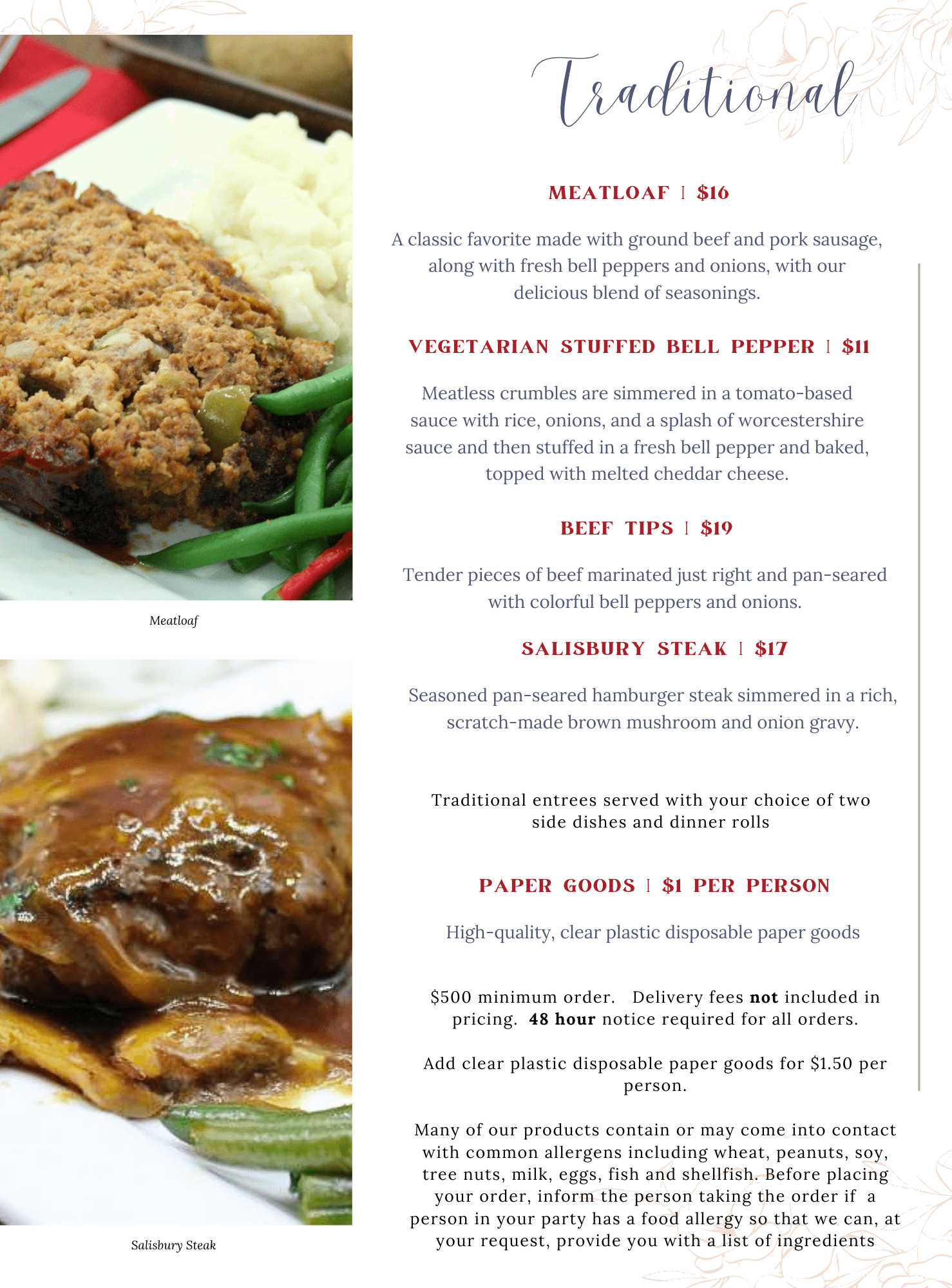 Entrees (2)